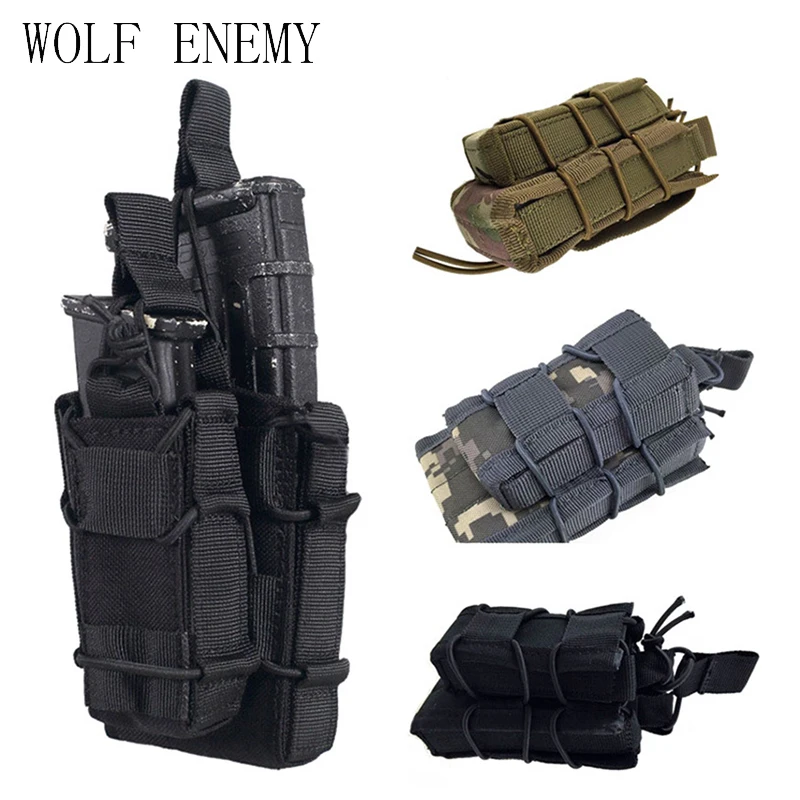 Новые тактические M4 и пистолетные Чехлы для журналов MOLLE с открытым верхом