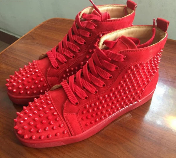 Мужские кроссовки на шнуровке Разноцветные Высокие с цветочным принтом и