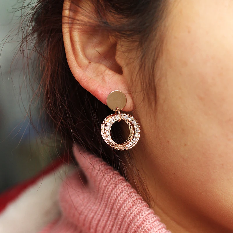 Свадебные серьги корейские модные Эффектные онлайн покупки индийские гвоздики