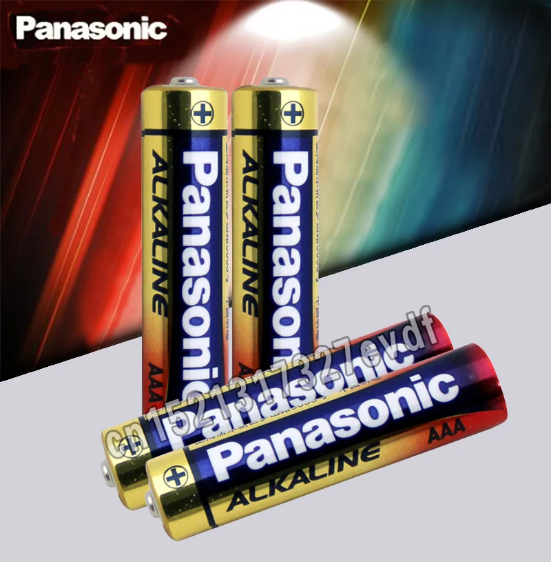 Батарея Panasonic AAA, 4 шт./лот, игрушки, щелочные батареи aaa, 1,5 в, сухая батарея для дистанционного управления, будильник, фонарик LR03BCH/8 P
