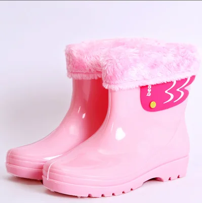 Дети Дождь Сапоги Девушки Резиновая Мальчик дождь Мода Крылья Симпатичные Вода