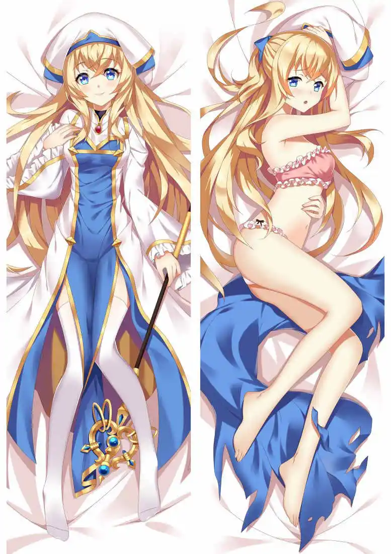 

cirno's Store Goblin Slayer anime Characters sexy girl priestess body Pillowcase sword maiden Dakimakura pillow cover