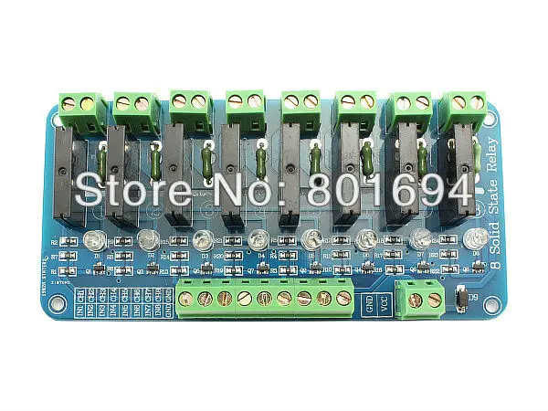 Твердотельное реле переменного тока 8 каналов 5 В модуль SSR|solid state relay|ssr modulestate relay |