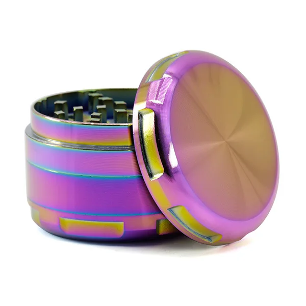4-слойный диаметр 63 мм цинковый сплав Ice-blue Tobacco Herb Grinder Chicha Шиша кальянная трубка