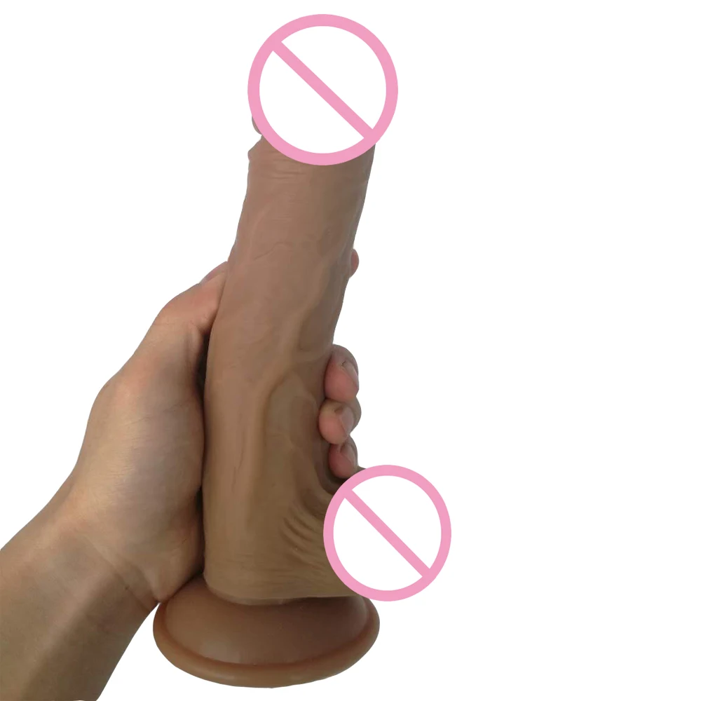 Двухслойный пенис HOWOSEX реалистичный фаллоимитатор с сильной присоской продукт