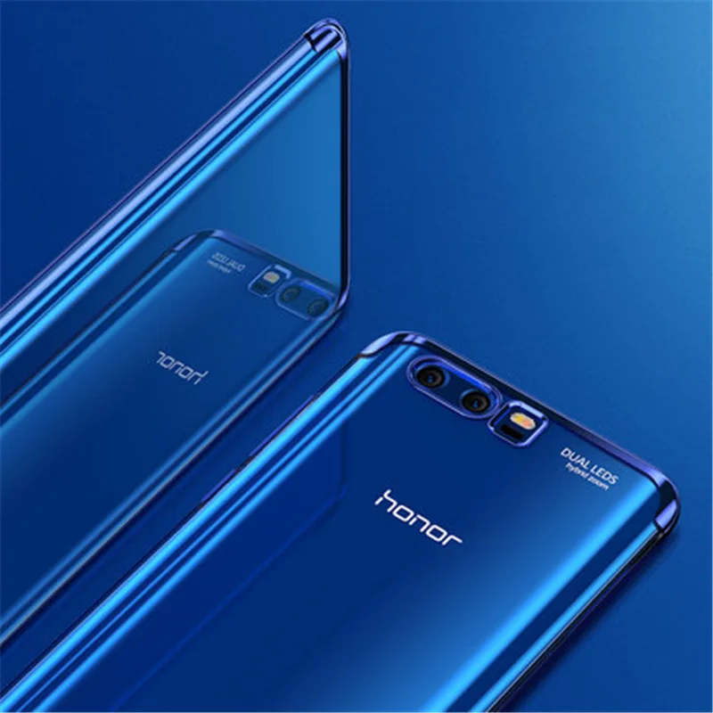 Чехол для Huawei Honor 9 10 V10 силиконовый чехол Прозрачная мягкая задняя крышка