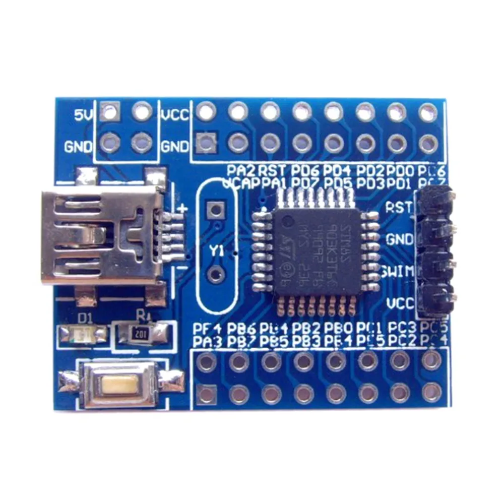 Системная плата STM8 для разработки STM8S103K3T6 с USB входом|Усилители мощности| |