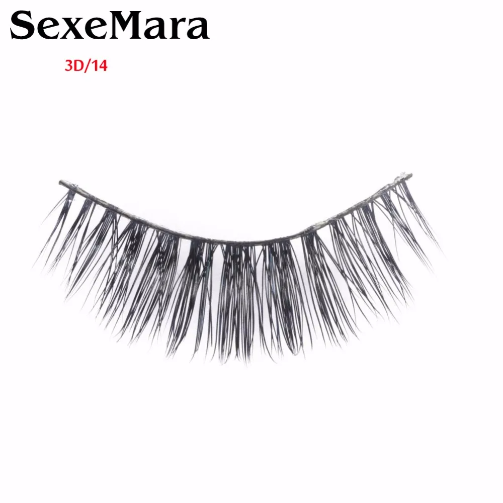 SexeMara Cross Eye Lashes Extension Makeup False Eyelashes Hot New Mink for Beauty 3D/14 | Красота и здоровье