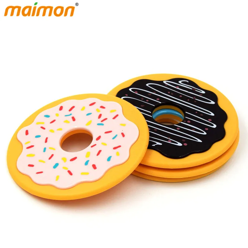 4 шт./компл. кавайный Пончик Дизайн противоскользящие чашки для напитков