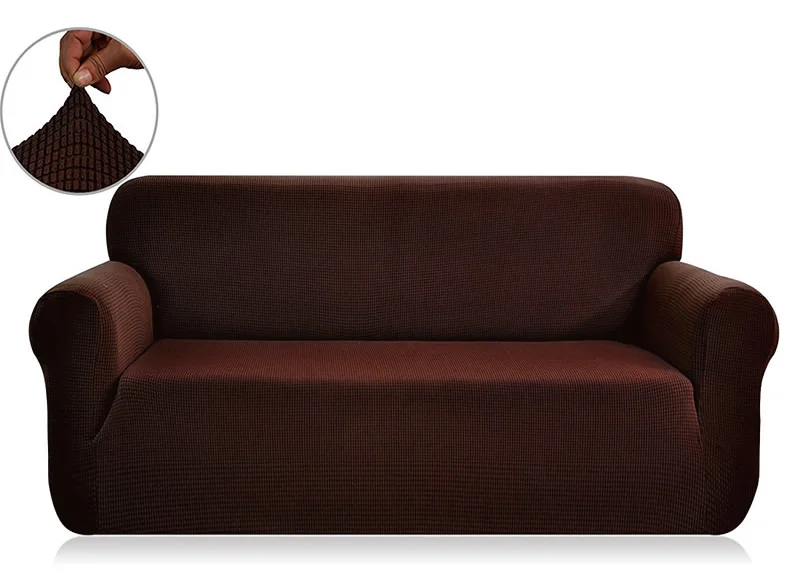 Флисовая ткань универсальный чехол для дивана стрейч узор проверены sofacovers моющиеся съемные чехлы для диванов Чехлы для влюбленных