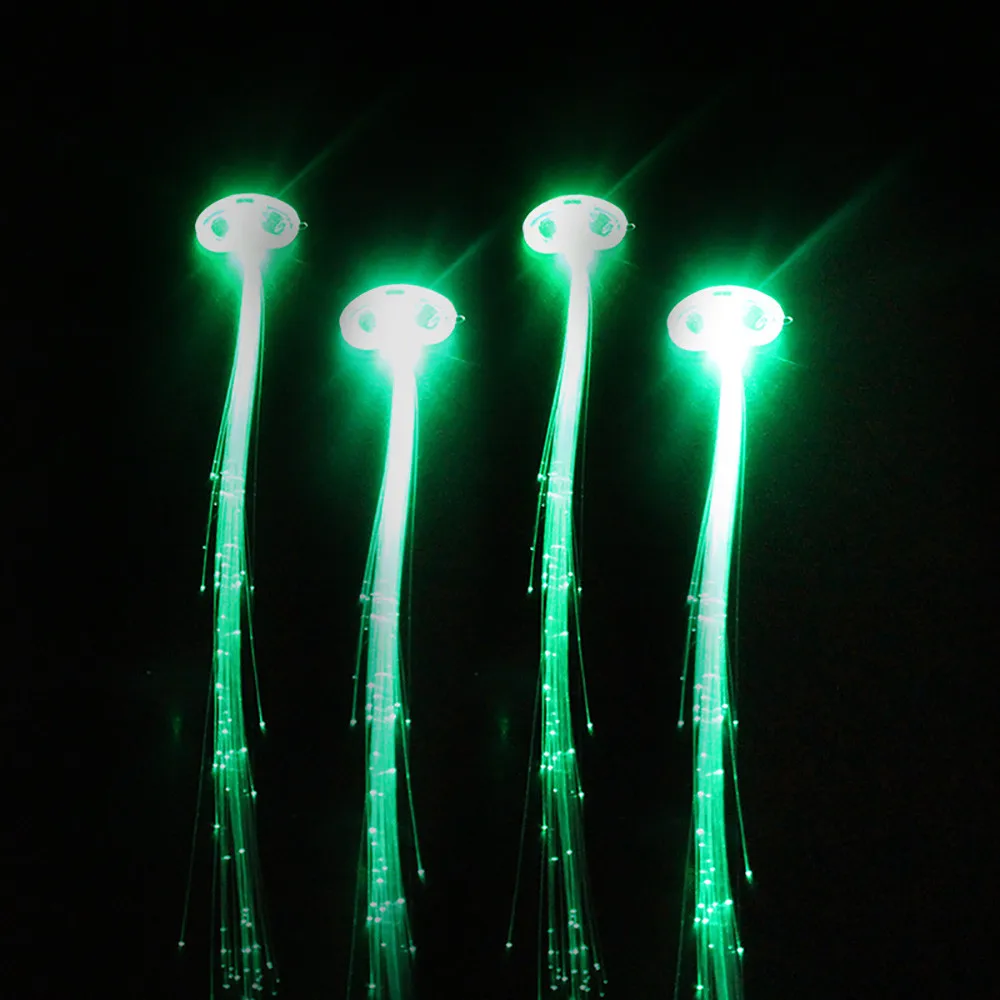 100 фото светодиодный парик светящаяся вспышка Ligth заколка для косы заколка для волос Рождество День рождения игрушка