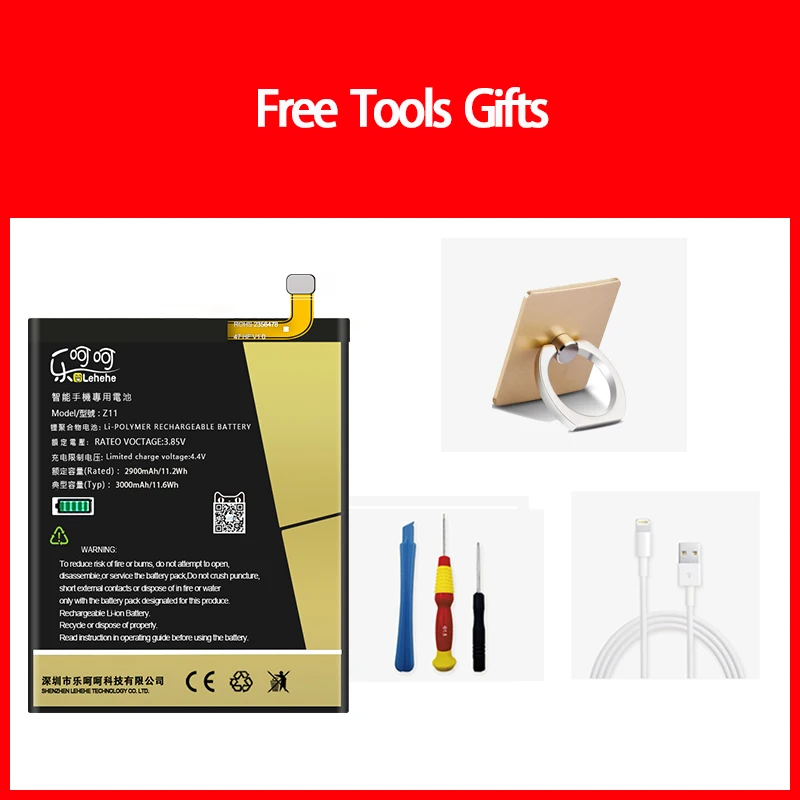 Новая батарея для ZTE Nubia Z11 Li3829T44P6h806435 NX531J высокое качество 3000 34000mAh аккумуляторная