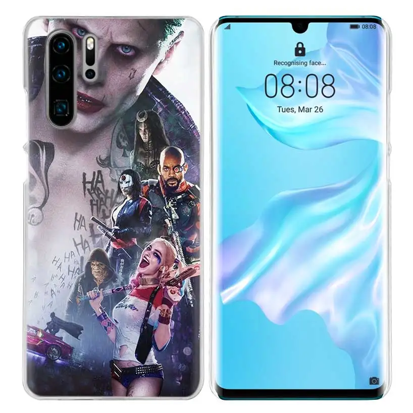 09 Джокер Отряд Самоубийц Харли чехол для huawei P20 P30 P Smart Nova 4 3i P10 P9 P8 Коврики 10 20 lite Pro мини жесткий чехол для телефона pc - Цвет: 09