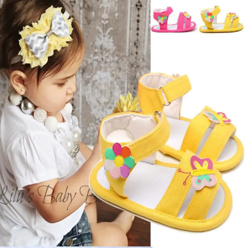 2017 Бренд Детская Обувь Cool Симпатичные Бабочки Новорожденных Принцесса Девушка