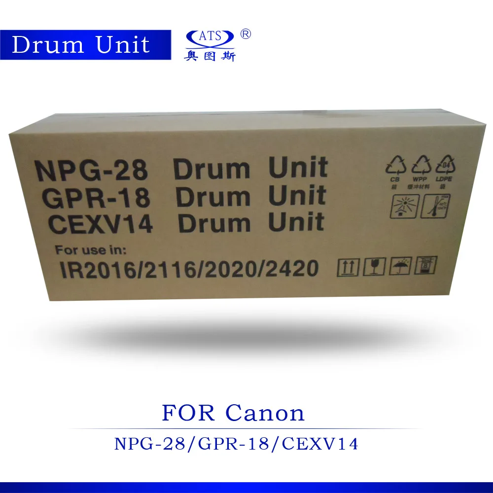 NPG 28 GPR 18 C EXV14 фотобарабан для IR 2016 2116 2020 2420 копир Запчасти фотокопировальная