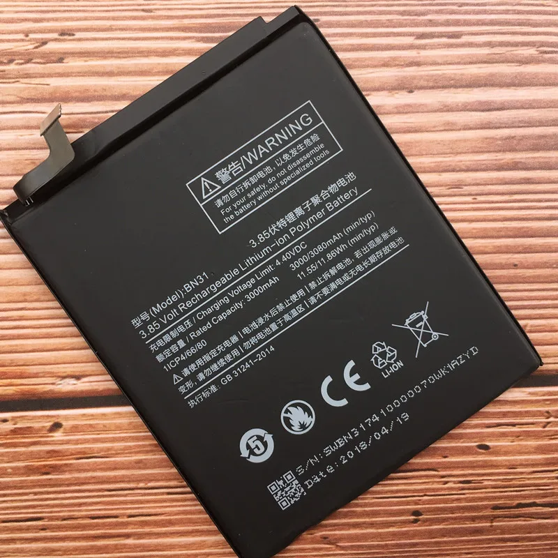 Реальный 3000/3080 мА/ч, Батарея для Xiaomi Redmi S2 Y2 Перезаряжаемые литий-ионный аккумулятор встроенный мобильный телефон Батарея