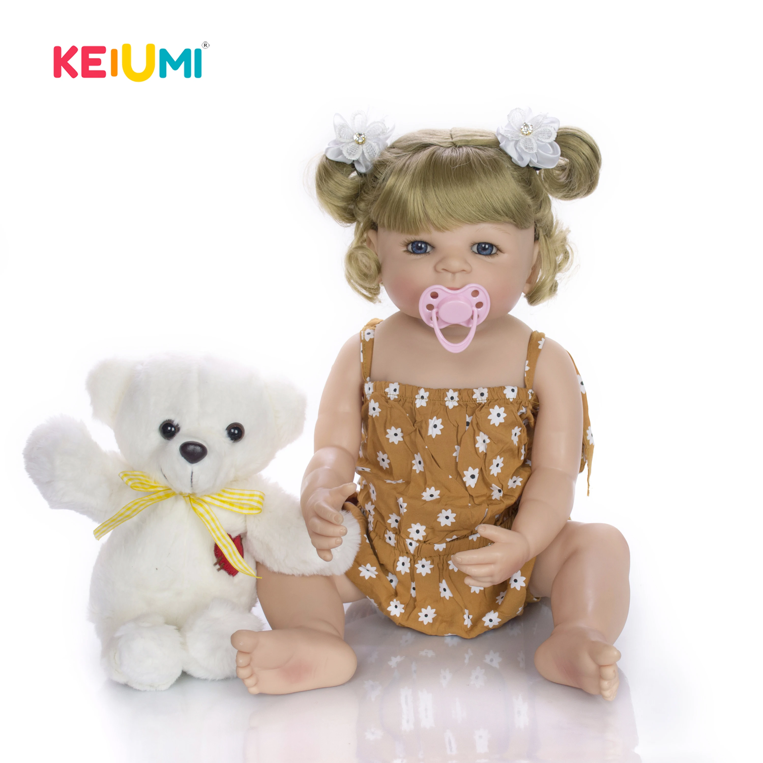 

Кукла реборн KEIUMI, Реалистичная кукла для мальчиков, 22 дюйма, 55 см, подарок на день рождения, красивая кукла