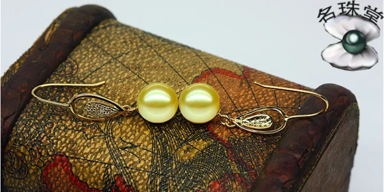 Серебро 925 реальные природные большой Естественной морской воде жемчуга Наньян