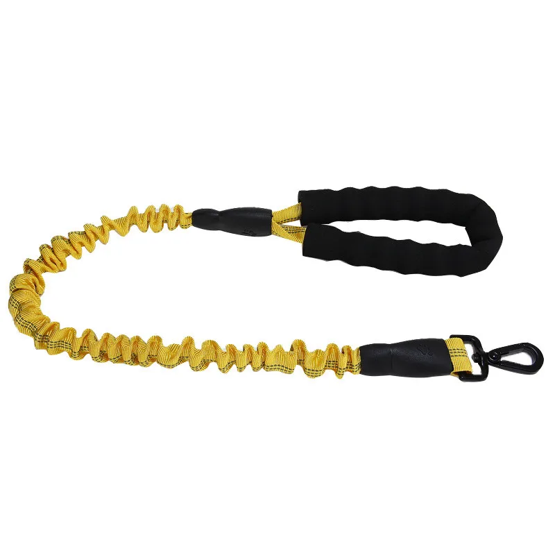 Поводок для собак чрезвычайно прочный нескользящий RopeLeash для больших и средних собак амортизирующий-улучшенный контроль и тренировка банджи 23 JunT5
