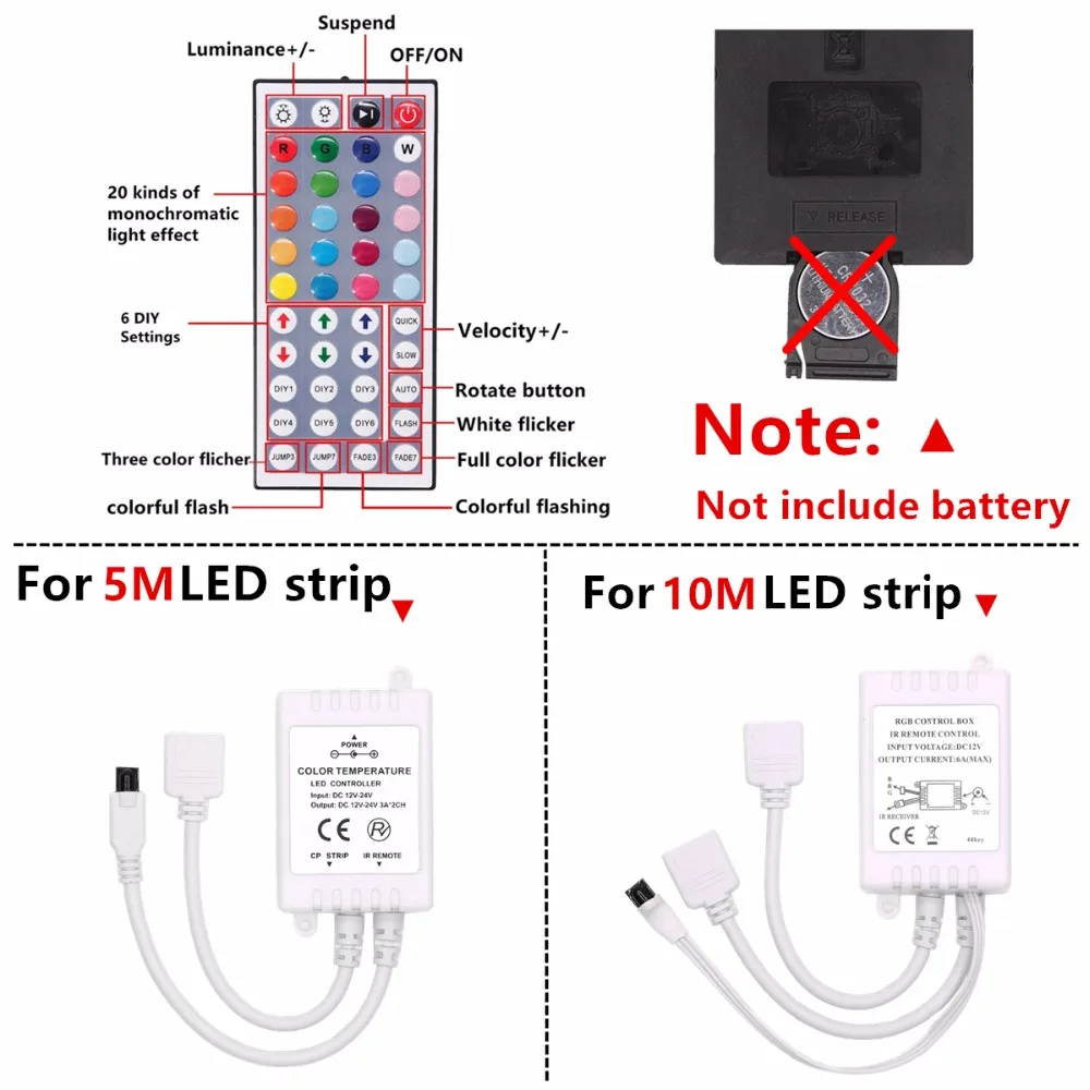 Цветная (RGB) Светодиодные ленты Водонепроницаемый 5050 DC12V Тира светодиодный