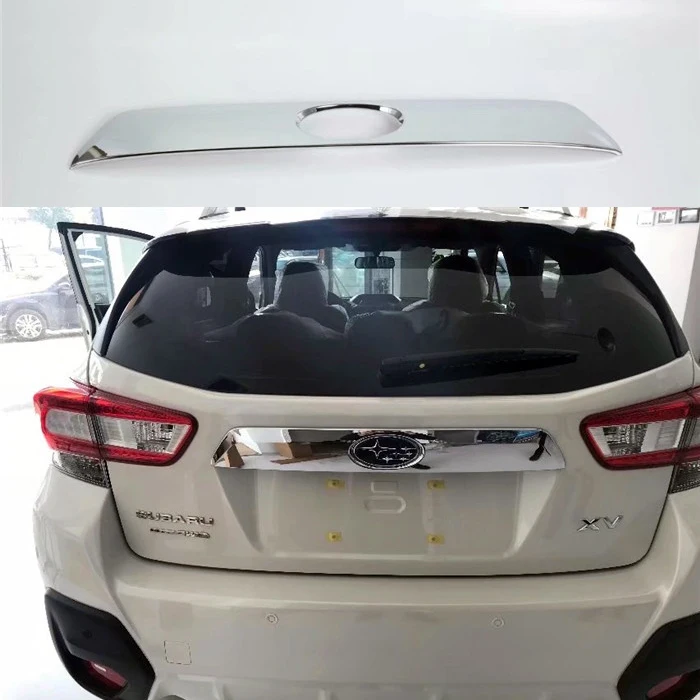 Luhuezu ABS хромированный задняя дверь отделка крышка багажника Накладка для Subaru XV