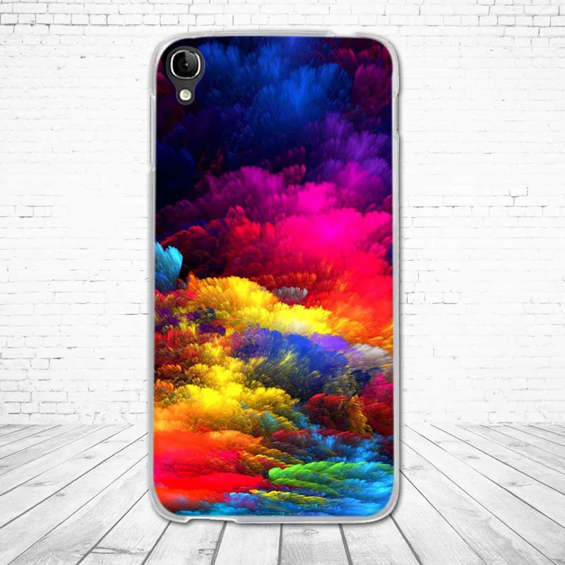 Мягкий силиконовый чехол для Alcatel One Touch Idol 3 5 дюймов с принтом ТПУ задняя крышка 6045