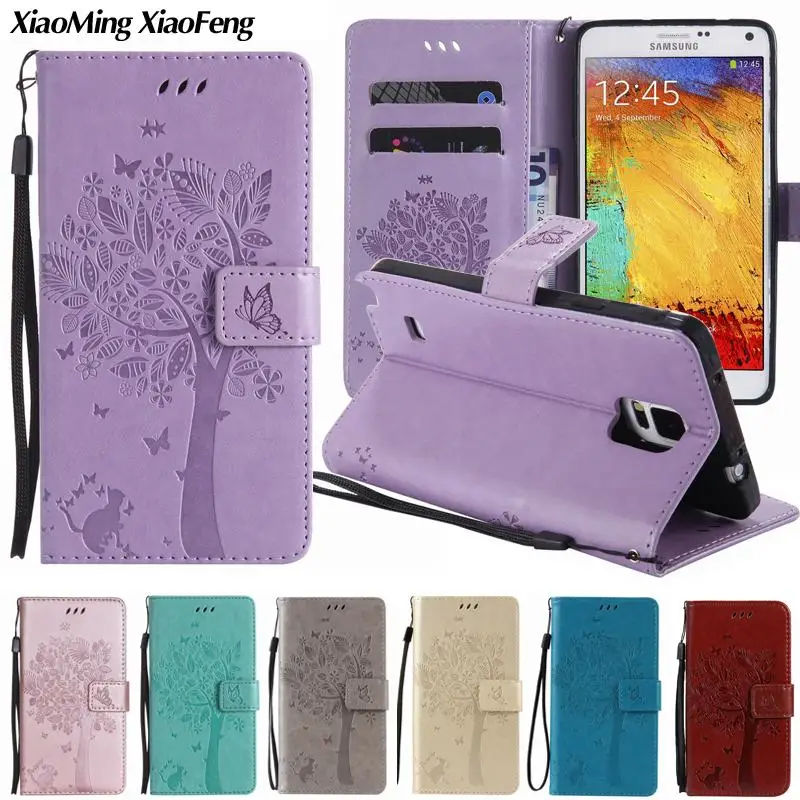 Для samsung Galaxy Note 4 Чехол Кожаный тисненый кошелек чехол для телефона samsung Note 4 чехол и чехлы для samsung Galaxy Note 4 Чехол