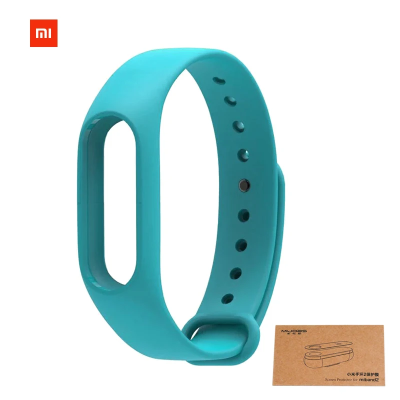 original Blue Цветной Xiaomi mi ремешок mi Band 2 браслет аксессуары сменный умный ремешок силиконовый браслет - Цвет: original Blue