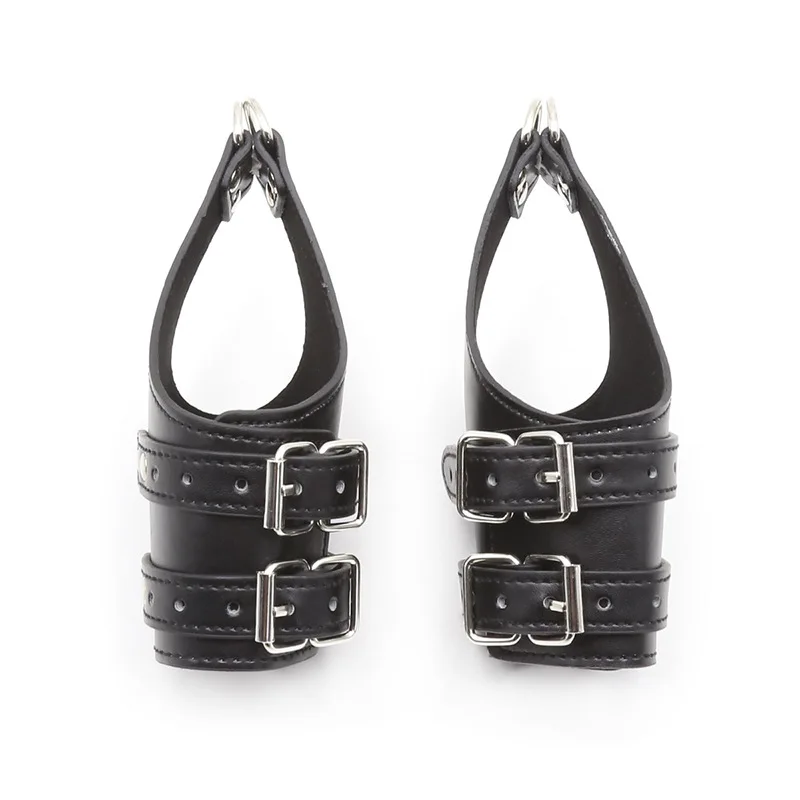 

Adult games bdsm fetish hand bondage suspension handcuffs slave restraints leather harness wrist cuffs sex toys for couples