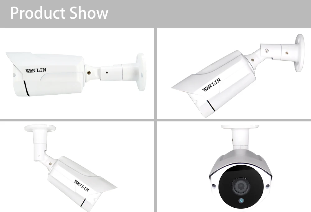 WANLIN SONY IMX326 5MP AHD Камера Всепогодный Безопасности Камеры Скрытого видеонаблюдения 3 шт. массив светодио дный 40 м ночного видения
