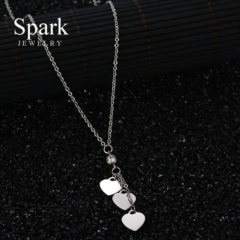 SPARK ювелирное изделие очаровательное женское ожерелье с подвеской в виде сердца 3