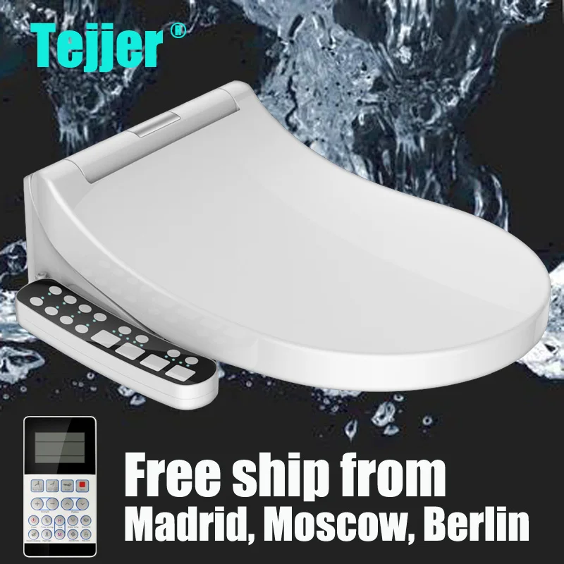 Умное сиденье для унитаза Омыватель теплой воды сушка теплым воздухом