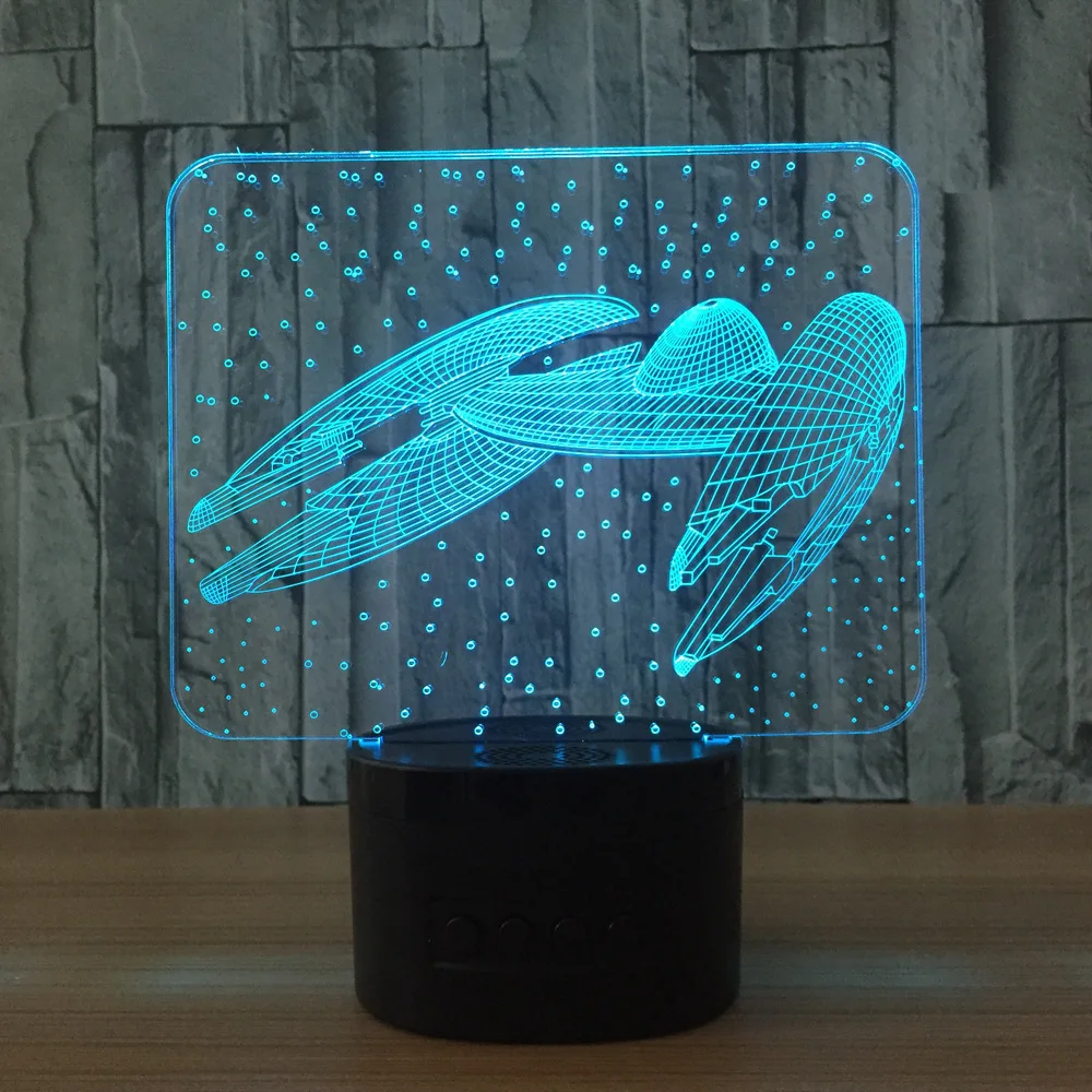 Ракета светодиодная 3d лампа Новинка Led Usb настольные лампы для детей Luminaria Powerbank креативный Хэллоуин 3d ночник настольная лампа