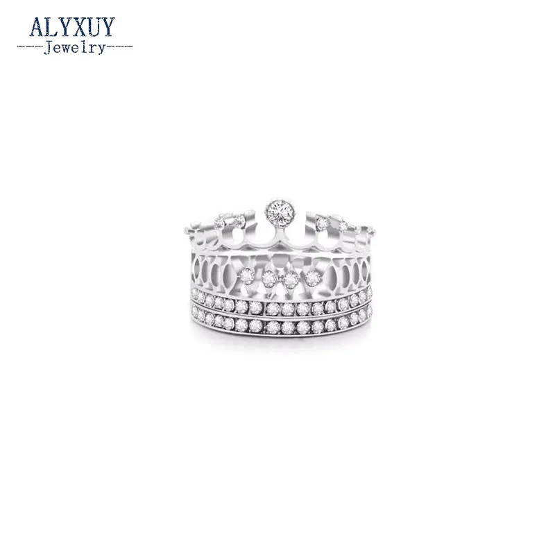 New fashion accessories jewelry Top quality crystal Imperial crown finger ring set for women girl nice gift R1490|fashion set|ring setrings |