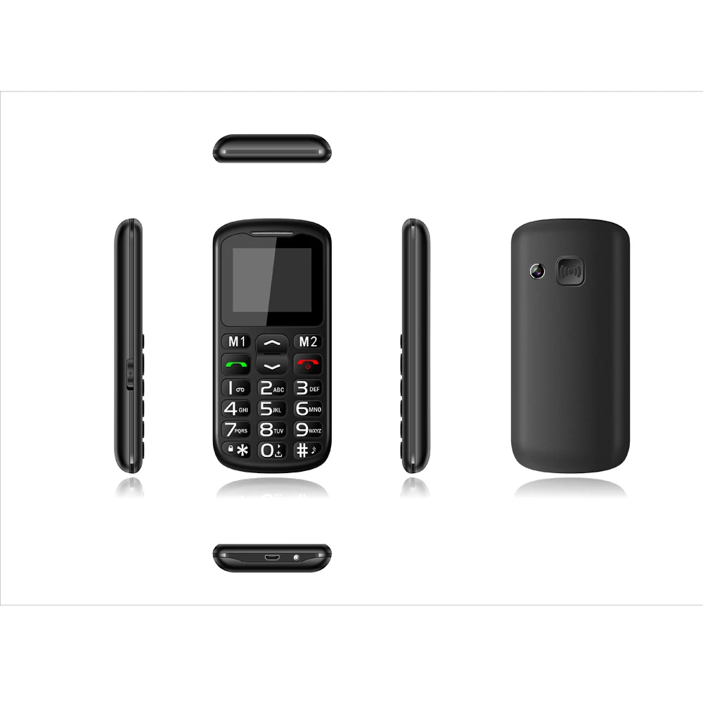 FSMART бар сотовый телефон одноместный sim-карты GSM 1.8 дюймов 0.3MP камеры 700 мАч большой