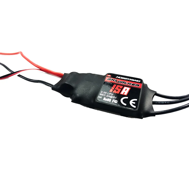 15A Hobbywing SKYWALKER серии 2-6S 12A 15A 20A 30A 40A 50A 60A бесщеточный ESC Регулятор скорости с UBEC для RC квадрокоптера - Цвет: 15A