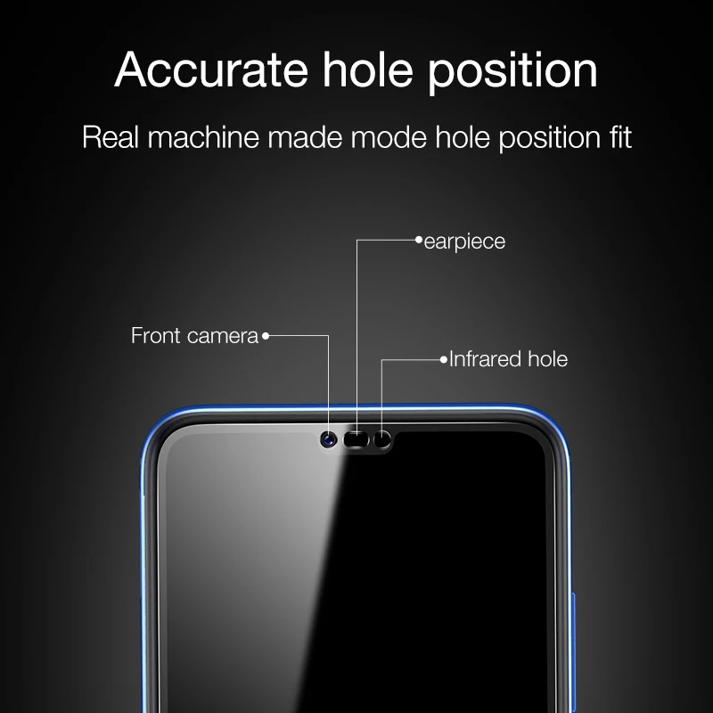 CAFELE защита для экрана закаленное стекло Huawei Honor 20 Pro10 9 8 Lite V10 2.5D HD Прозрачная