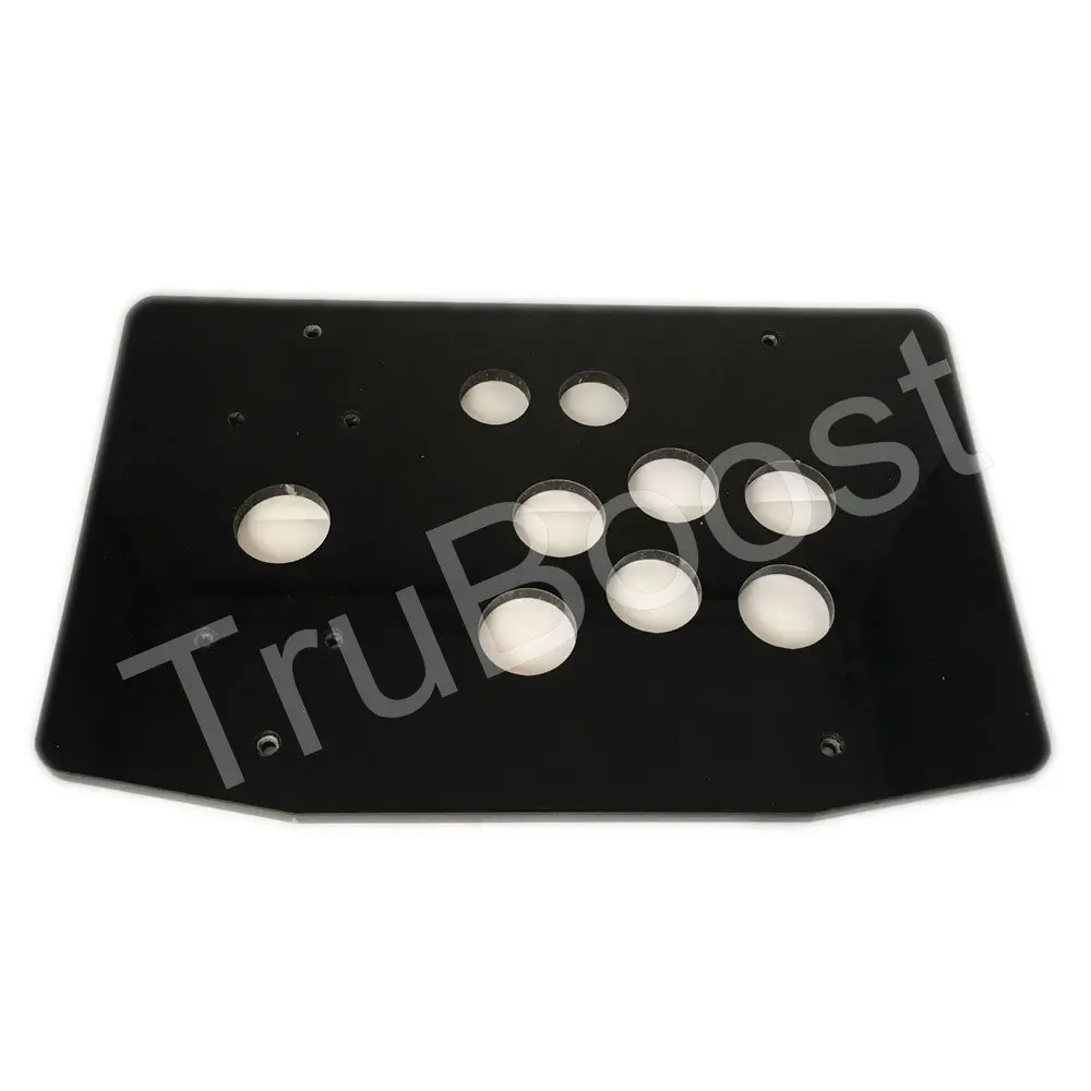 Черная акриловая панель и плоский чехол 24 мм/30 мм кнопки в том числе присоски