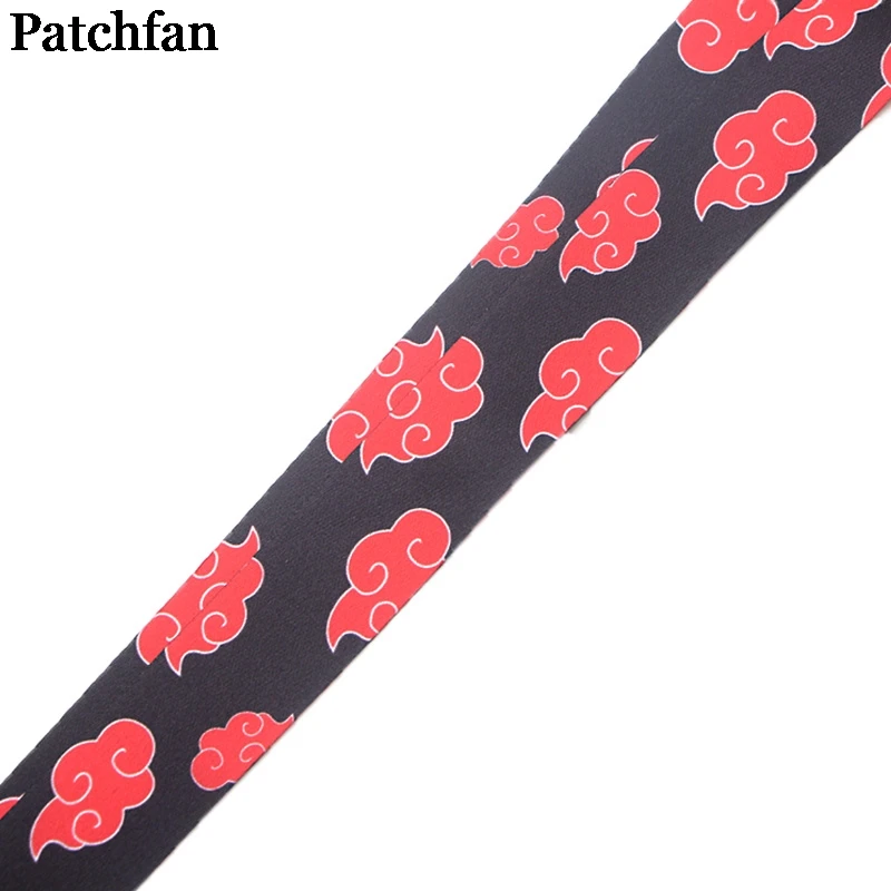 Patchfan Наруто облака крутые мужские ремешки для ключей в мобильном телефоне ремни Ожерелье держатели карт тесьма ленты A2074