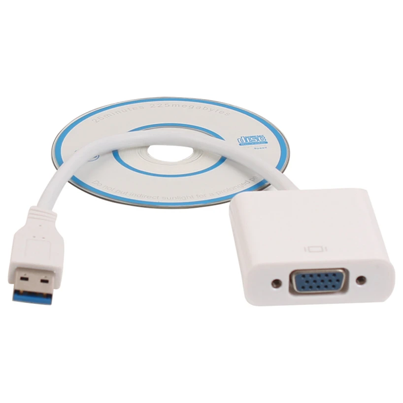 USB 3 0 VGA адаптер дисплея для ПК зеркало хост расширенная линия подключения