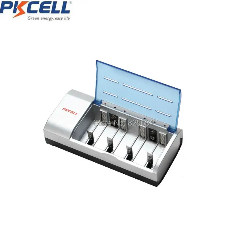 4 шт. 2 карты PKCELL nimh D 10000 мАч 1 В аккумуляторная батарея и 8182 зарядное устройство для