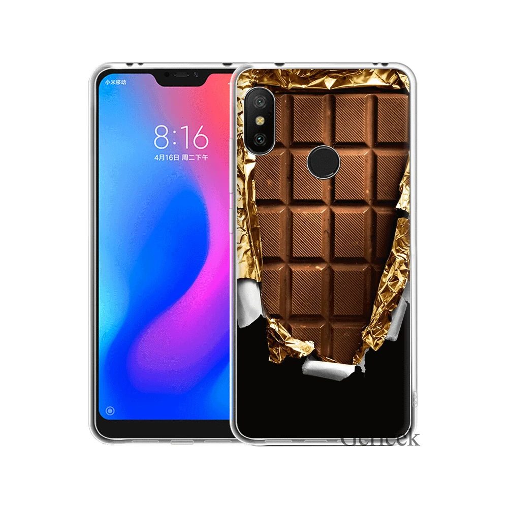 Жесткий чехол Desxz Chocolate для Xiaomi Mi A2 A1 5X6X6 8 9 9se 5 5S MAX 3 Lite | Мобильные телефоны и
