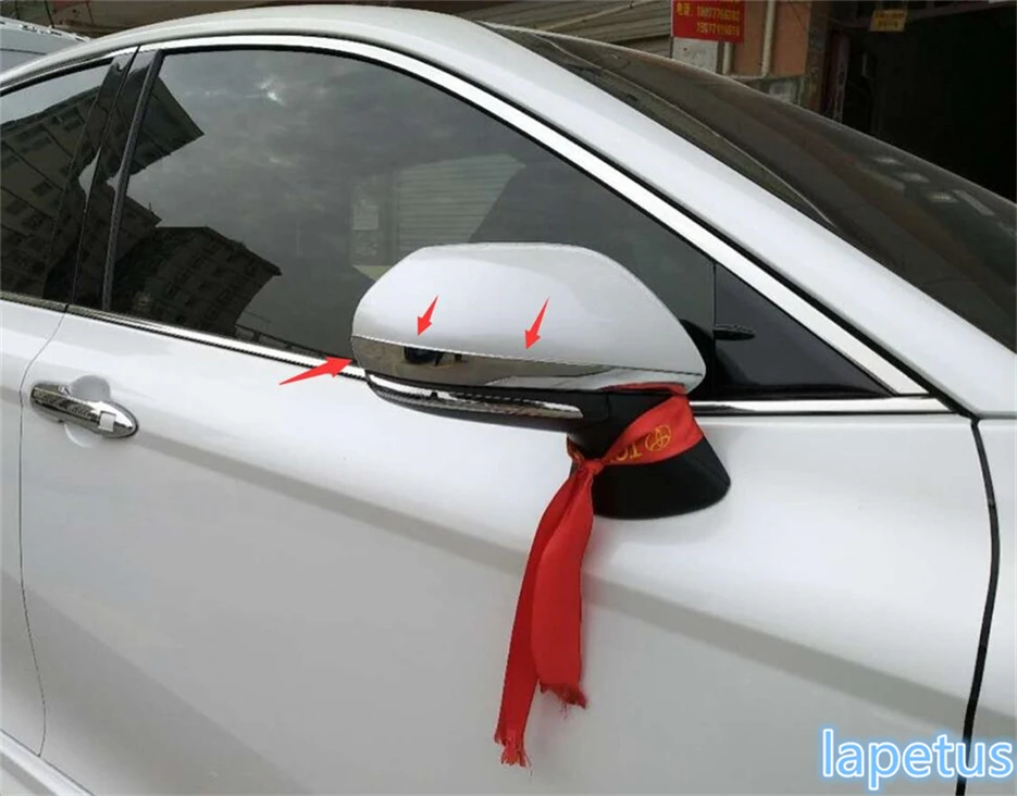 2 шт. хромированные полосы для зеркала заднего вида Toyota Camry 2018 2019 2020 2021