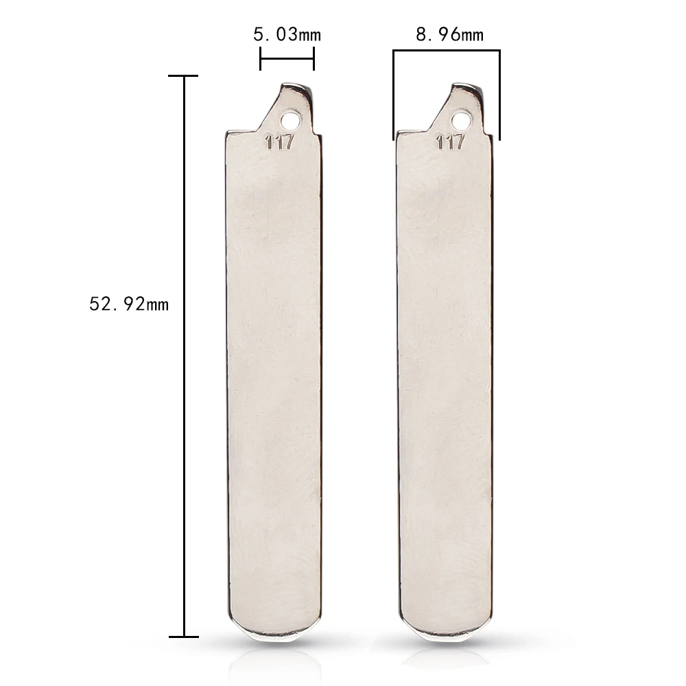 Запасной флип ключ KEYYOU для автомобильного ключа пульта Honda с G надписью № 117|Ключ