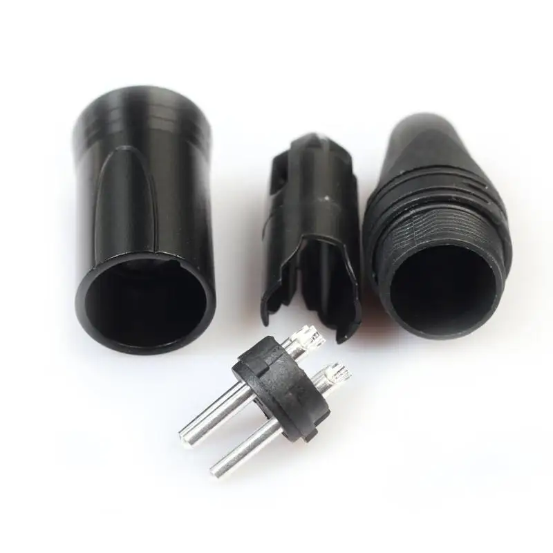 2шт 3Pin XLR Женский Мужской микрофон аудио кабель штекер DIY Разъемы адаптеры отличное качество ПВХ Резиновый рукав на хвосте