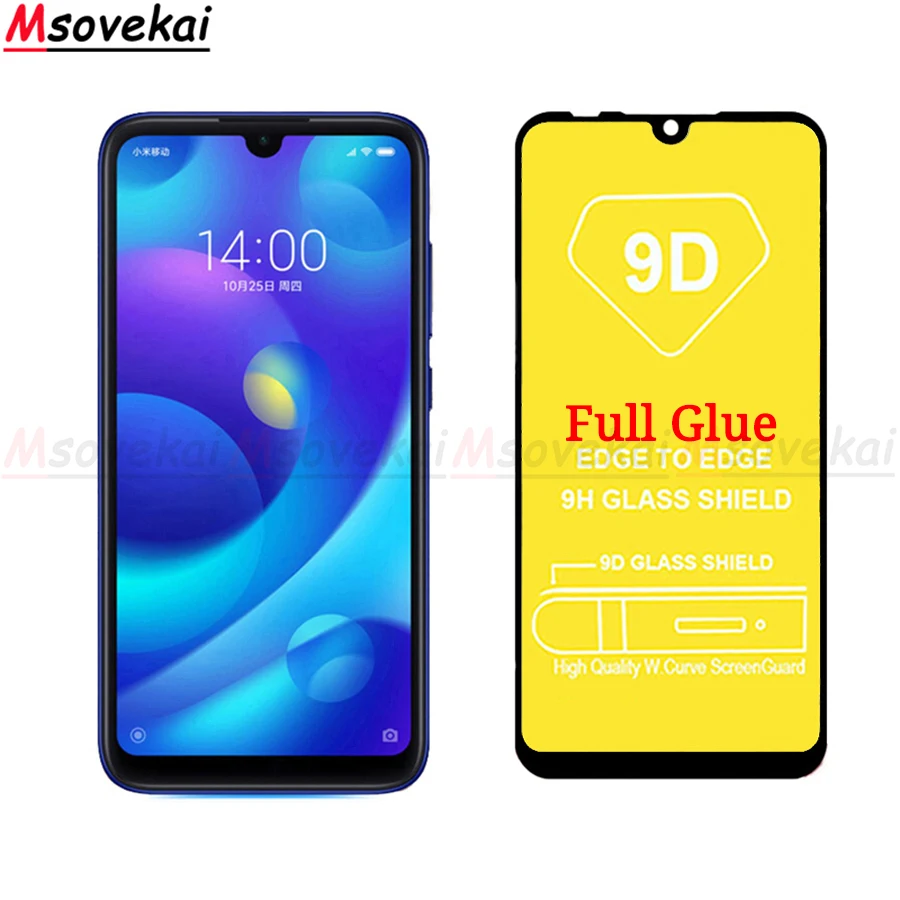 5D 9D полное клеевое Покрытие Закаленное стекло для Xiaomi Mi 9 SE Explorer Redmi Note 7 8 Pro 9T K20 7A 9H