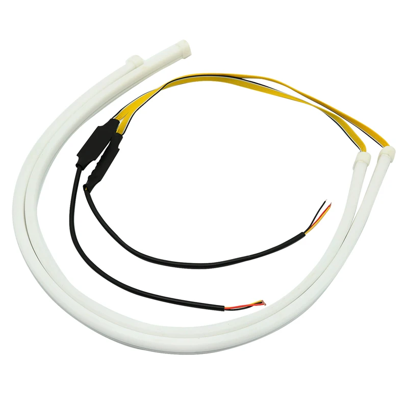 45/60 см гибкий светодиодный Автомобильные фары дневного света светильник