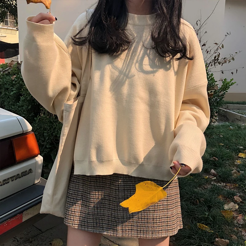Повседневные женские юбки японский Harajuku Ulzzang винтажная юбка с высокой талией