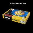 100 шт.лот прозрачный защитный чехол для игровых приставок SNES для N64, пластиковые защитные коробки для игр CIB