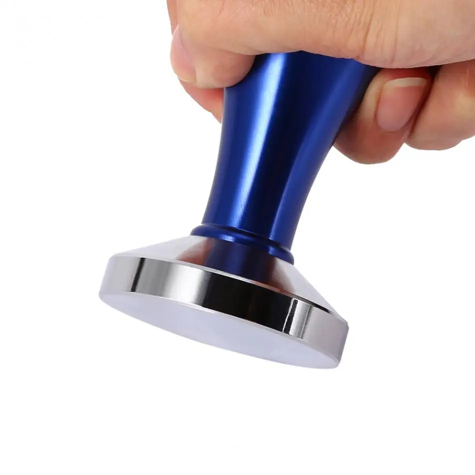 Пищевой 57 5 мм кофе тампер нержавеющая сталь давление калиброванный бариста